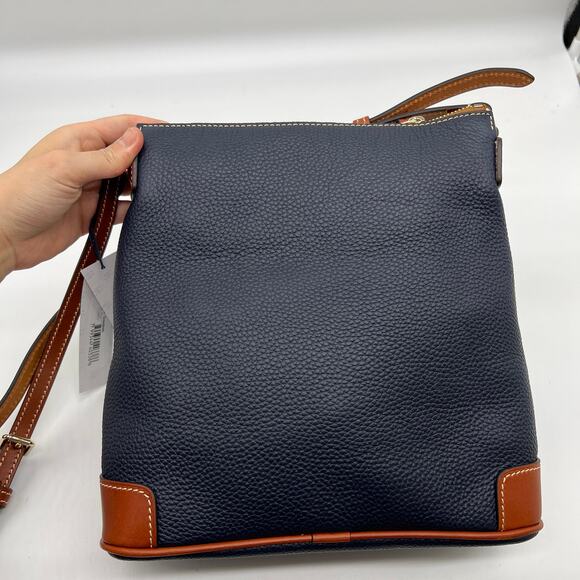 Dooney & Bourke Pebble Leather Crossbody Handbags Midnight Blue - Picture 5 of 12
